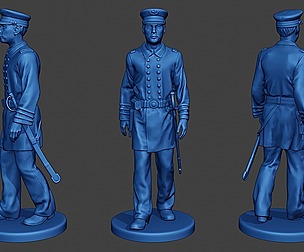 American Naval Officer Walk Civil War Union ACWUS1