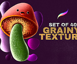 Grainy Texture Brushes for Procreate