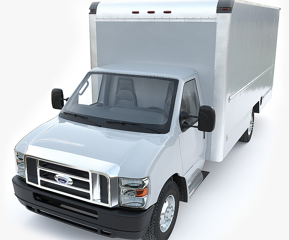 FORD E350 Cargo Box Truck