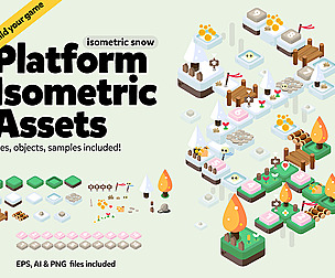 Snow Isometric Game Assets