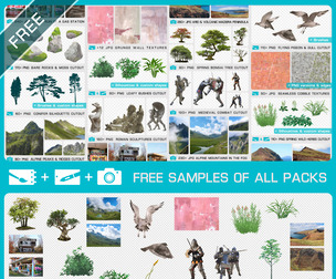 FREE SAMPLES OF ALL THE PIXELREF PACKS - Dec22