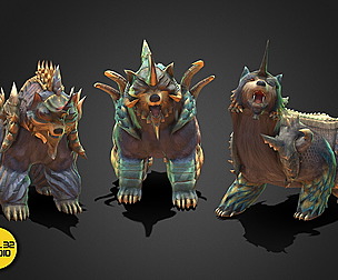 Fantasy Creature - Battle Bear