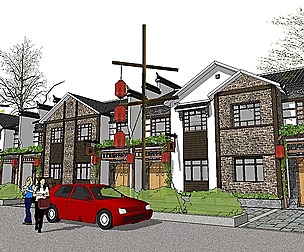 Bed and Breakfast - architecture along street 02