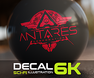DECAL LOGO SCI-FI 004