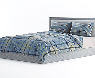 Mockup set Bedstead