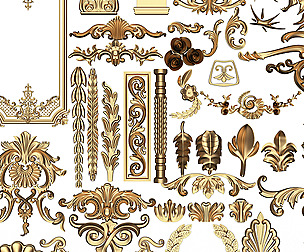 Collection of 40 Classic Carvings 01