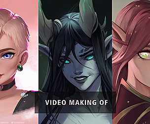 3 Portraits Speedpaints