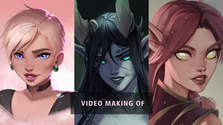 3 Portraits Speedpaints cover