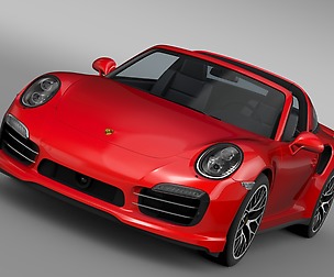 Porsche 911 Turbo S Targa 991 2016