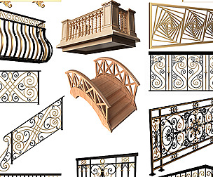 Railing Balcony and  Footbridge Collection