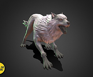 Fantasy Creature - Battle Dog
