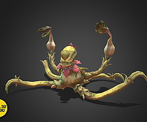 Fantasy Creature - Battle Flower