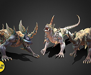 Fantasy Creature - Battle Leopard