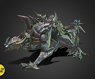 Fantasy Creature - Combat Dinosaur