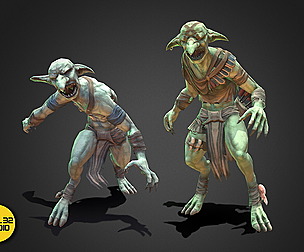 Fantasy Creature - Combat Goblin