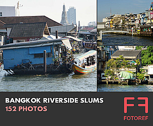 152 photos of Bangkok Riverside Slums