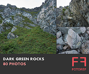 80 photos of Dark Green Rocks