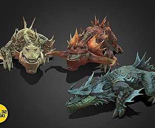 Fantasy Creature - Crocodile