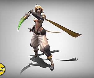 Dungeon Fantasy Monster - Female Assassin