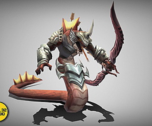Dungeon Fantasy Monster - Serpent Archer