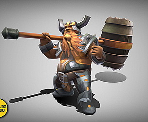 Dungeon Fantasy Monster - Hammer Viking