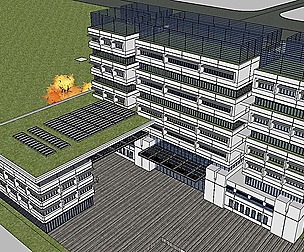 Office-Teaching Building-Canteen 21
