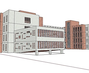 Office-Teaching Building-Canteen 44