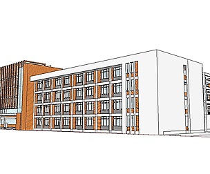 Office-Teaching Building-Canteen 45