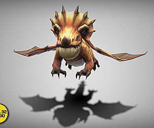 Dungeon Fantasy Monster - Flying Triceratops