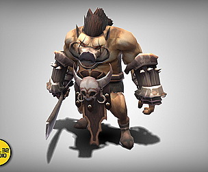 Dungeon Fantasy Monster - Orc Warrior