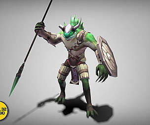 Dungeon Fantasy Monster - Aqua Warrior