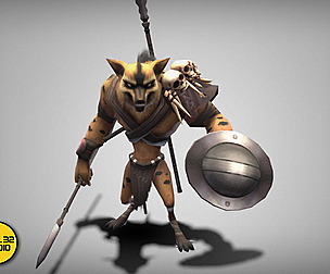 Dungeon Fantasy Monster - Hyena warrior