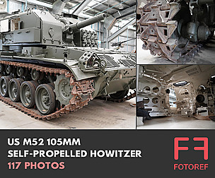 117 photos of US M52 105mm Self-Propelled Howitzer