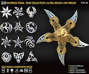 50 Shuriken_Ninja_Star_Collection_Vol_06
