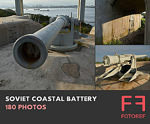 180 photos of Soviet Coastal Battery