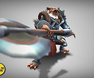 Dungeon Fantasy Monster - Werewolf Axe Warrior