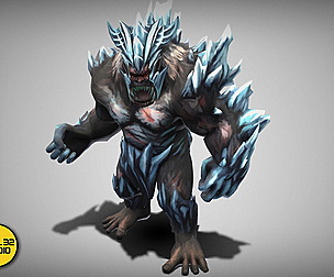 Dungeon Fantasy Monster - Beast of Ice