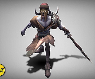 Dungeon Fantasy Monster - Savage Zombie