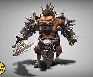 Dungeon Fantasy Monster - General Orc