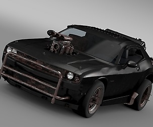 Mad Max Fight Interceptor Dodge Challenger 2015