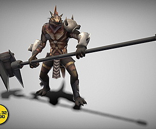 Dungeon Fantasy Monster - Serpent Warrior 3
