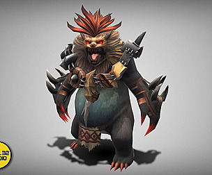 Dungeon Fantasy Monster - Red-haired Bear