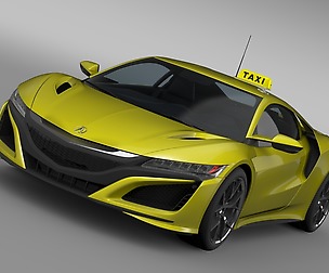 Acura NSX Taxi 2016