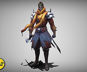 Dungeon Fantasy Monster - Desert Skeleton Assassin