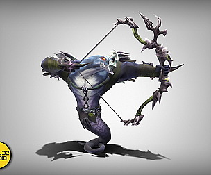 Dungeon Fantasy Monster - Serpent Charge Archer