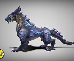 Dungeon Fantasy Monster - Hell wolf 2