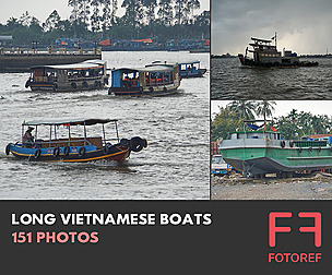 151 photos of Long Vietnamese Boats