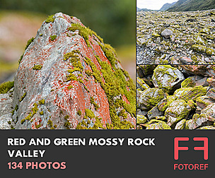 134 photos of Red and Green Mossy Rock Valley
