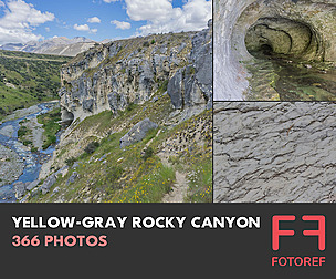 366 photos of Yellow-Gray Rocky Canyon