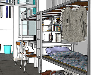 Office-Teaching Building-Canteen 68